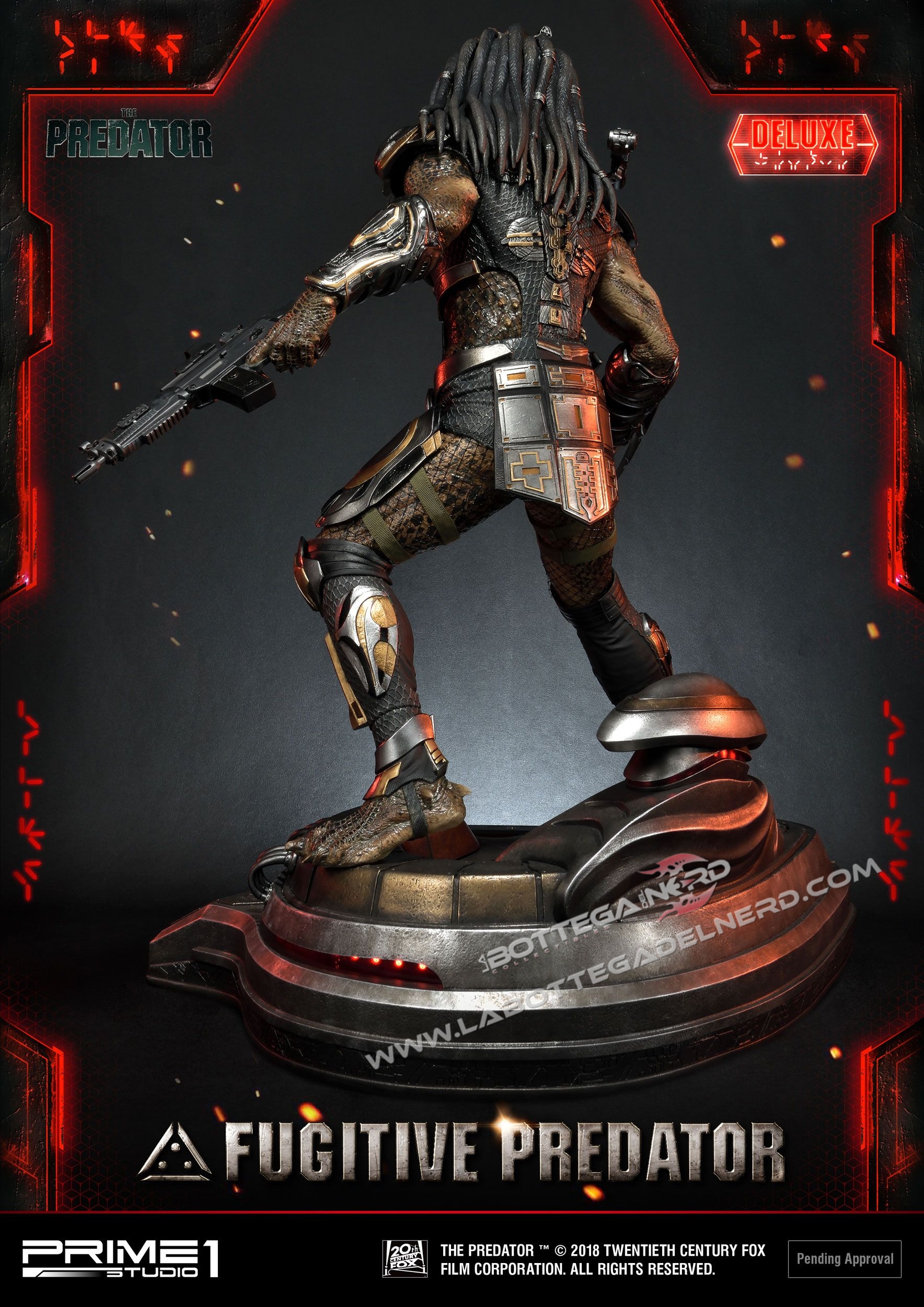 The Predator Statua Fugitive Predator DELUXE Cm La Bottega Del Nerd