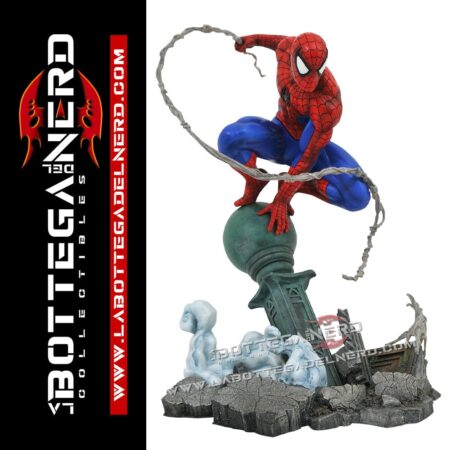 Marvel Comic - Gallery PVC Statue Spider-Man Lamppost 25cm