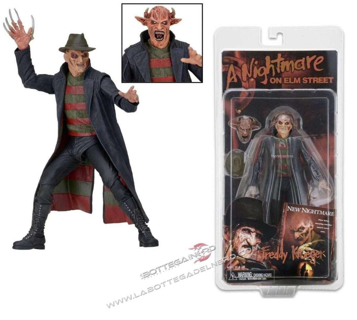 Nightmare VII Nuovo Incubo - Action Figure Freddy Krueger 18cm