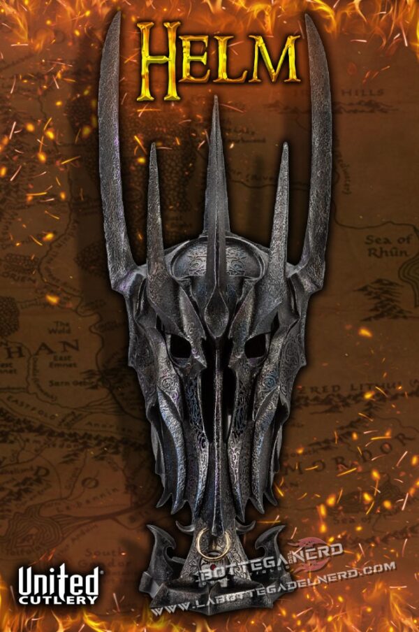 Lord of the Rings Collection Replica 1/1 War Helm of Sauron 76cm - immagine 2