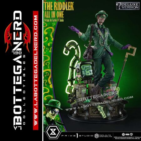 DC Comics - Elite Statue 1/3 The Riddler All In One Deluxe 74cm