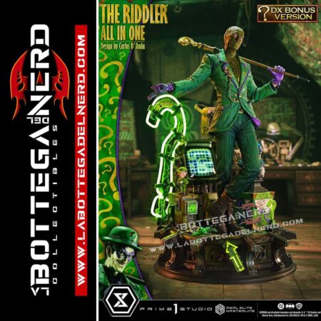 DC Comics - Elite Statue 1/3 The Riddler All In One Bonus Deluxe 74cm