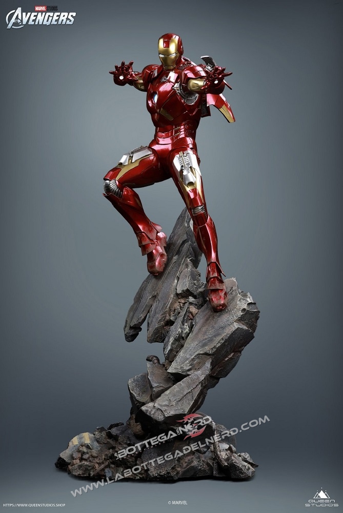 Marvel - Statua Queen Studios 1:4 Iron Man Mark 7 75cm
