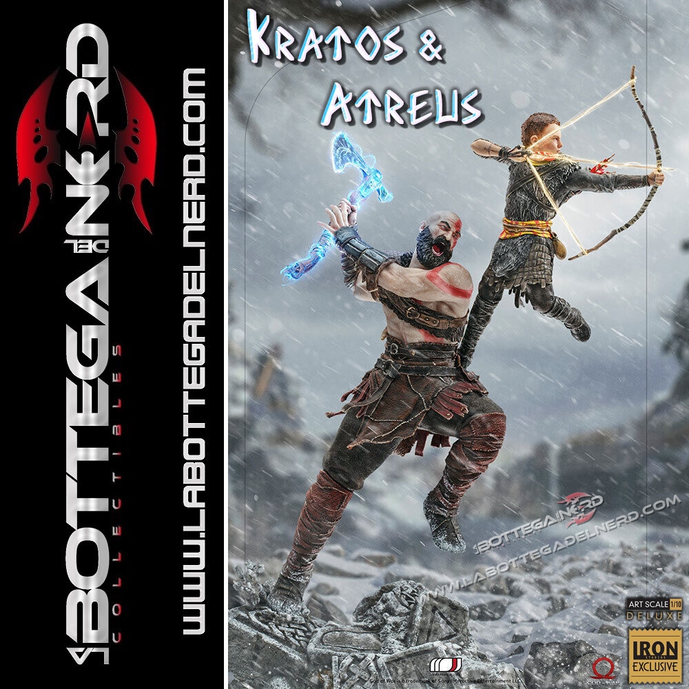 Kratos God Of War Bds Art Scale Statue 1 10 Kratos And Atreus