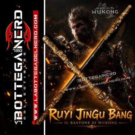 Black Myth Wukong - Ruyi Jingu Bang "Il Bastone di Wukong" Retrattile 166cm