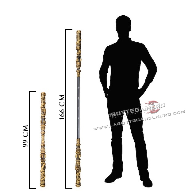 Black Myth Wukong - Ruyi Jingu Bang "Il Bastone di Wukong" Retrattile 166cm