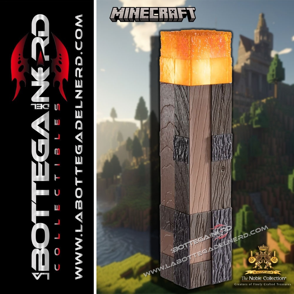 Minecraft Replica Illuminating Torch 25cm