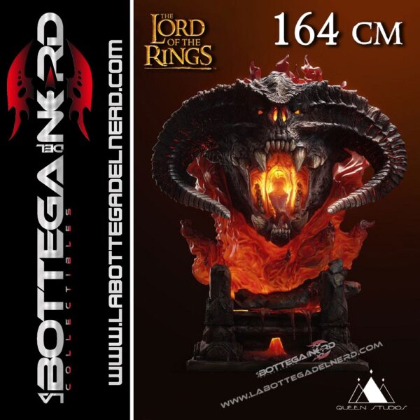 Balrog The Lord of the Rings - Bust 1/1 Version II (Flames & Base) 164cm