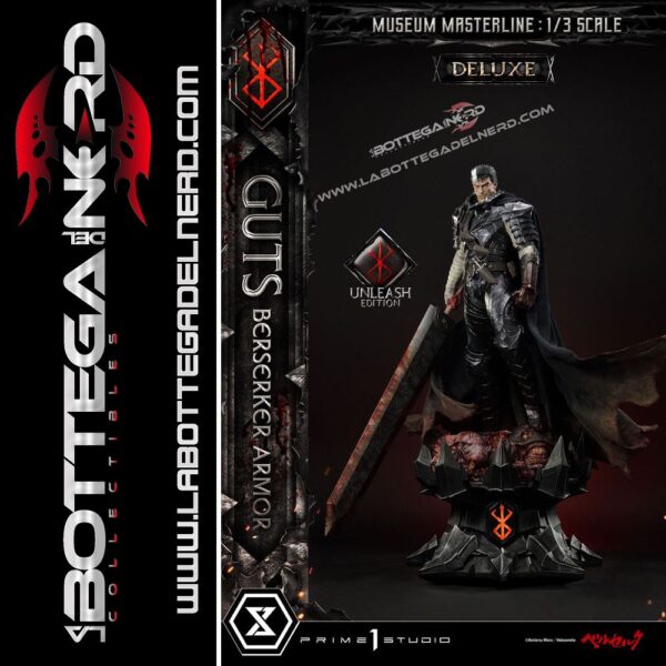 Berserk - Statue Guts Berserker Armor Unleash Edition Bonus Deluxe 121cm