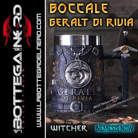 BOCCALE IN RESINA - The Witcher Tankard Geralt of Rivia 16cm