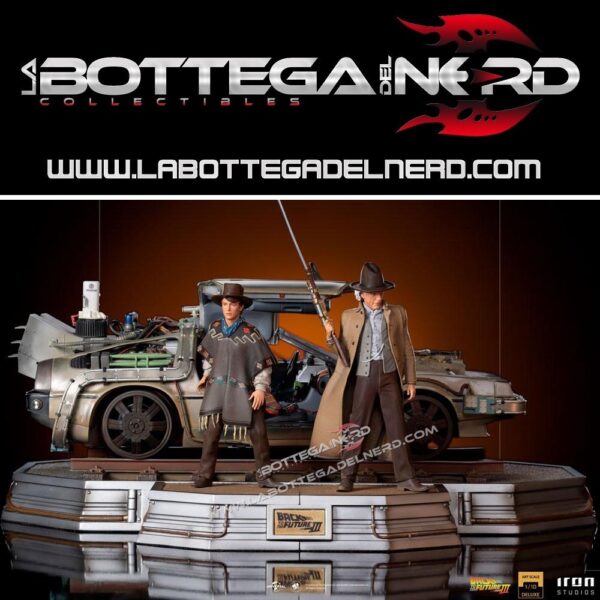 Back to the Future III - Art Scale Statues 1/10 Full Set Deluxe 57cm