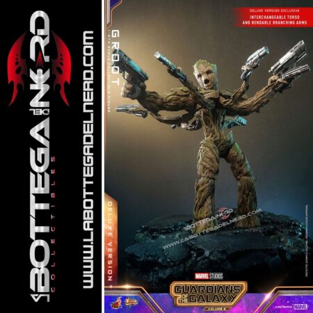 Guardians of the Galaxy V.3 - Action Figure 1/6 Groot Deluxe 32cm