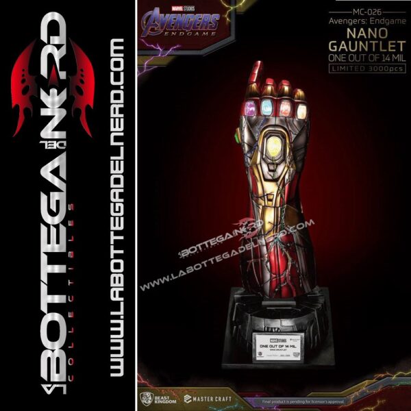 Avengers Endgame - Master Craft Statue Nano Gauntlet 1/14000605 47cm