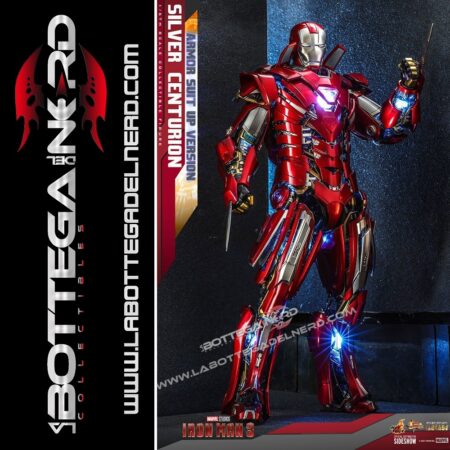 Iron Man 3 - A.F. 1/6 Silver Centurion (Armor Suit Up Version) 32cm