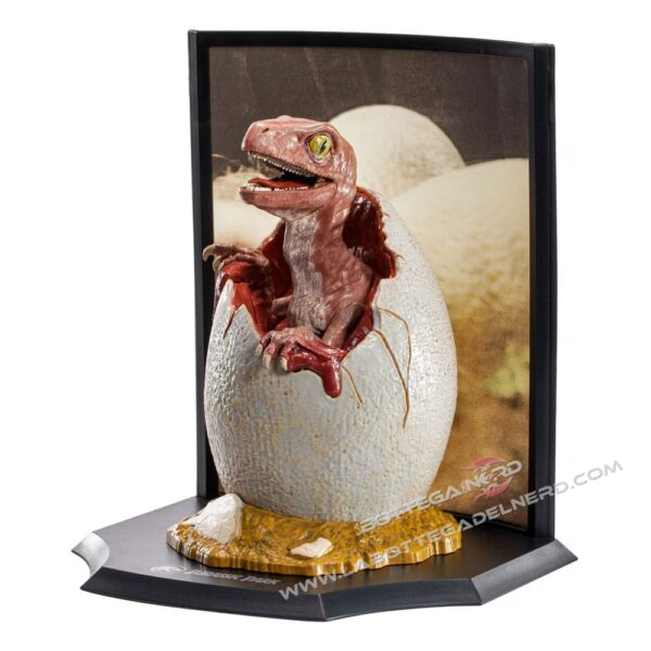 Jurassic Park - Statue Raptor Egg Life Finds A Way 20cm