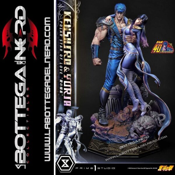 Ken il Guerriero – Statue Polar Star of Love Kenshiro & Yuria 71cm