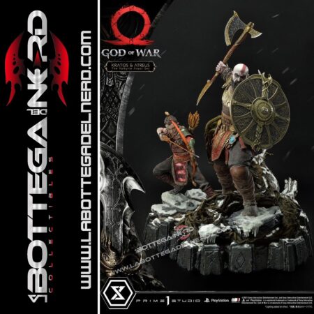 God of War - Masterline Statua Kratos & Atreus Valkyrie 72cm
