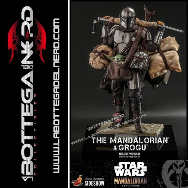 Star Wars The Mandalorian- 2-Pack Mandalorian & Grogu Deluxe 30cm