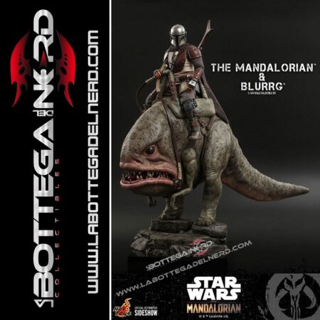 Star Wars The Mandalorian - Action Figure 1/6 The Mandalorian & Blurrg