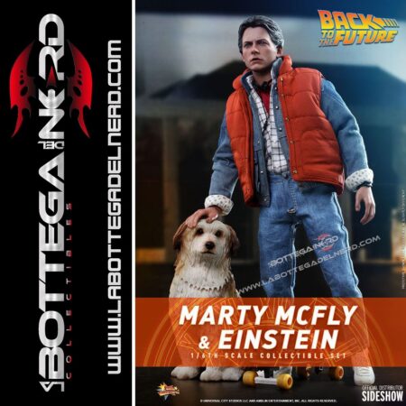 Back To The Future - Action Figures Marty McFly & Einstein Exclusive 28cm