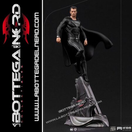 Zack Snyder's Justice League - Statua 1/10 Superman Black Suit 30cm