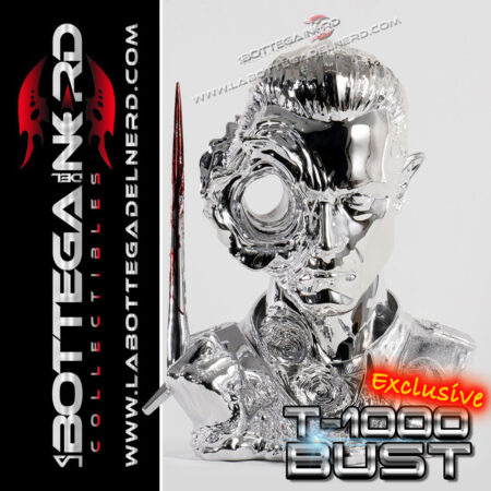 Terminator 2 - Bust T-1000 Art Mask Liquid Metal Version EXCLUSIVE 44cm