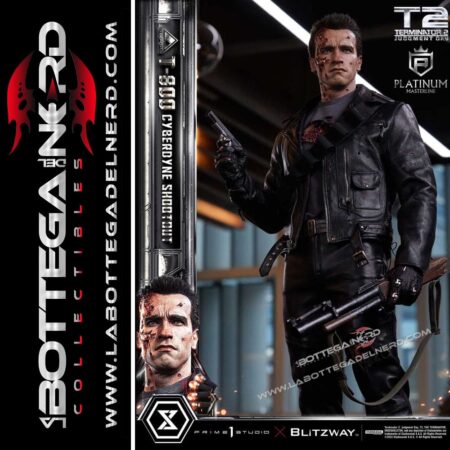 Terminator 2 - Statue 1/3 T-800 Final Battle Cyberdyne Shootout 75cm