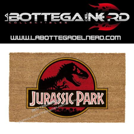 ZERBINO IN FIBRA - JURASSIC PARK Logo Doormat 60x40