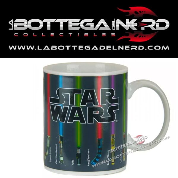 TAZZA IN CERAMICA - Tazza termica Star Wars Lightsaber