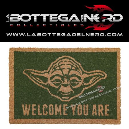 ZERBINO IN FIBRA – Star Wars “Yoda Welcome You Are” 40×60