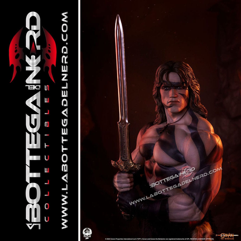 Conan il Barbaro - Elite Series Statue 1/2 Conan Warpaint 116cm
