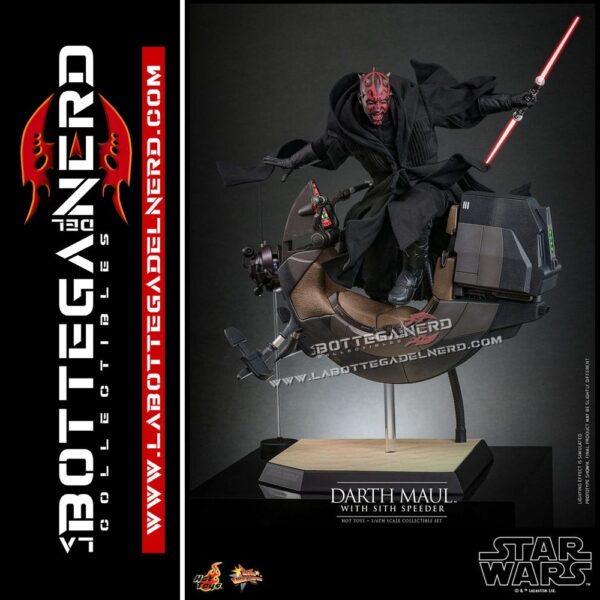 Star Wars Episode I - Action Figure 1/6 Darth Maul with Sith Speeder 29cm