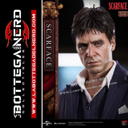 Scarface - Superb Scale Statue 1/4 Tony Montana V. Rooted Hair 53cm