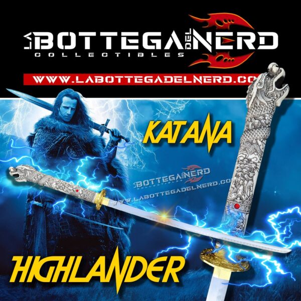 HIGHLANDER- Replica Katana Connor MacLeod Deluxe 105cm