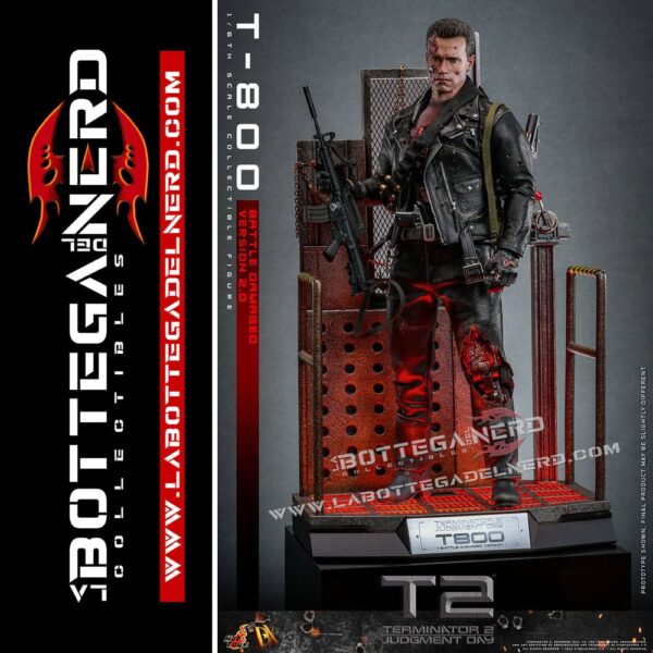 Terminator 2 - Action Figure 1/6 T-800 Battle Damaged V. 2.0 32cm