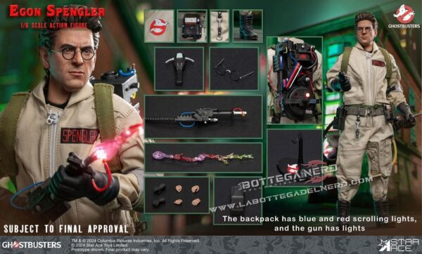 Ghostbusters (1984) - Action Figure 1/6 Egon Spengler 30cm - immagine 7