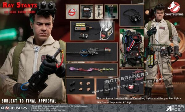 Ghostbusters (1984) - Action Figure 1/6 Ray Stantz 30cm - immagine 9