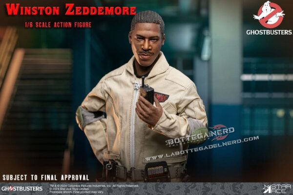 Ghostbusters (1984) - Action Figure 1/6 Winston Zeddemore 30cm - immagine 2