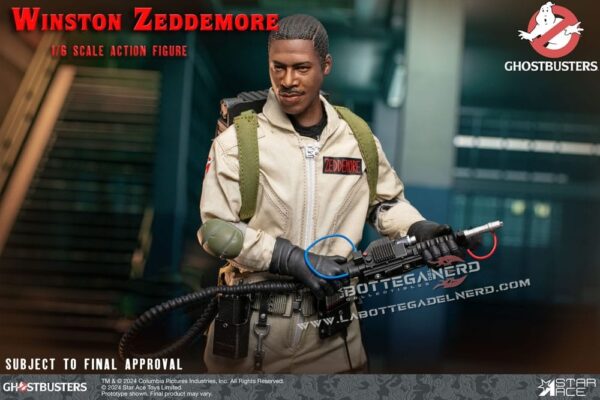 Ghostbusters (1984) - Action Figure 1/6 Winston Zeddemore 30cm - immagine 6