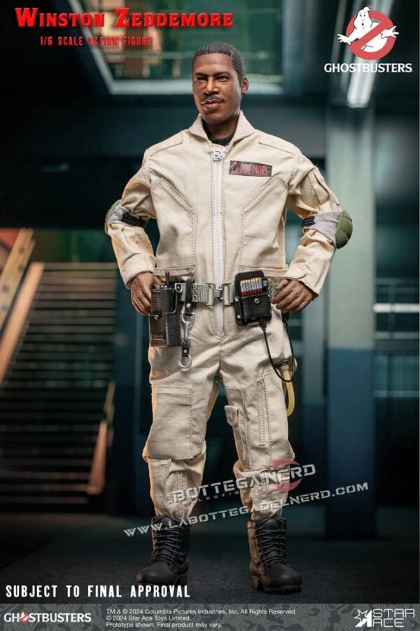 Ghostbusters (1984) - Action Figure 1/6 Winston Zeddemore 30cm - immagine 3