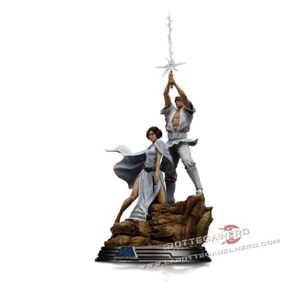 Star Wars - Deluxe Art Scale Statue 1/10 Luke and Leia 41cm