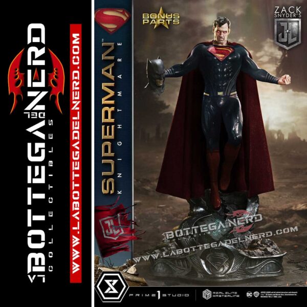 Justice League - Real Elite Statue 1/3 Superman Knightmare Bonus Deluxe 95cm