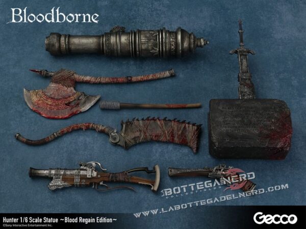 Bloodborne The Old Hunters - PVC Statue 1/6 Hunter Blood Regain Edition 32cm - immagine 2