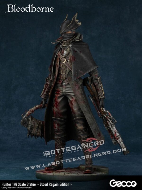 Bloodborne The Old Hunters - PVC Statue 1/6 Hunter Blood Regain Edition 32cm - immagine 12