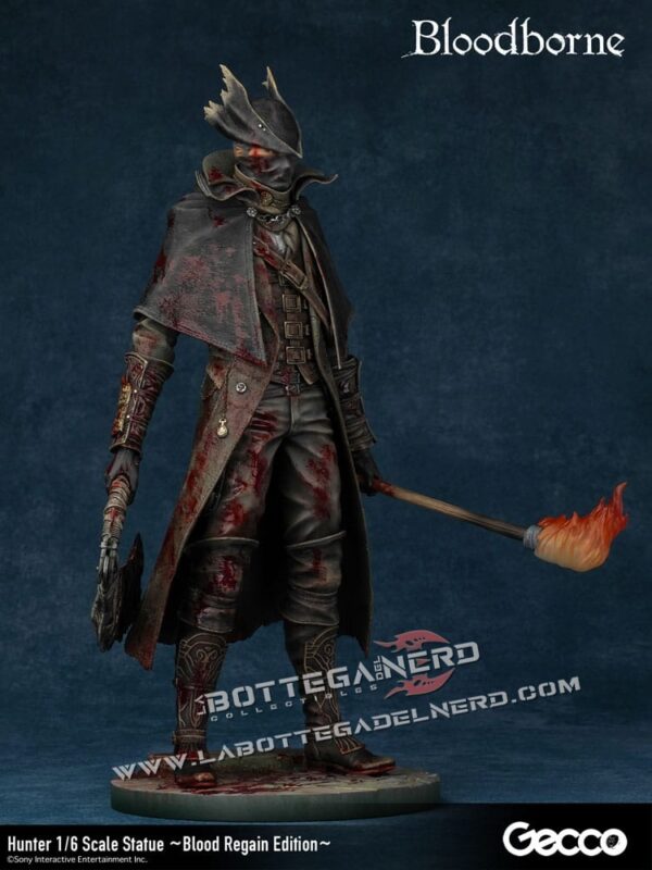 Bloodborne The Old Hunters - PVC Statue 1/6 Hunter Blood Regain Edition 32cm - immagine 9