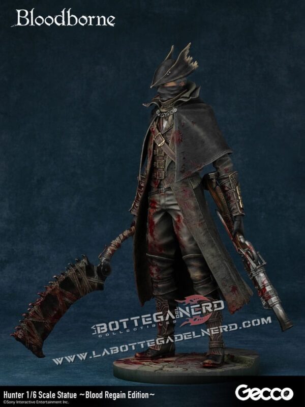 Bloodborne The Old Hunters - PVC Statue 1/6 Hunter Blood Regain Edition 32cm - immagine 8