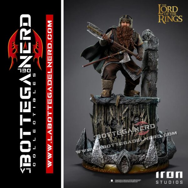 The Lord of the Rings - Statue 1/10 Gimli Unleashed 26cm