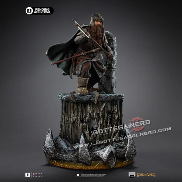 The Lord of the Rings - Statue 1/10 Gimli Unleashed 26cm - immagine 3