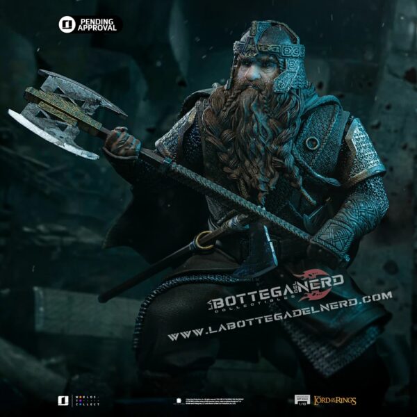 The Lord of the Rings - Statue 1/10 Gimli Unleashed 26cm - immagine 5