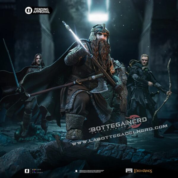 The Lord of the Rings - Statue 1/10 Gimli Unleashed 26cm - immagine 6